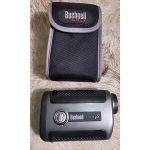 Bushnell Tour V2 Golf Laser Rangefinder PinSeeker Technology Case Untested-Read